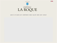 Tablet Screenshot of chateau-laroque.fr